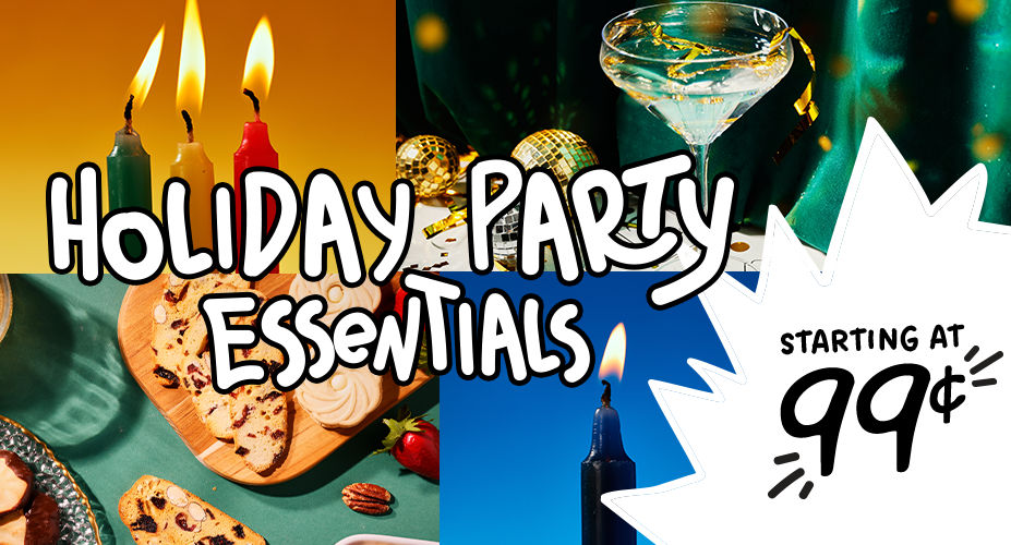 Holiday Party Essentials. Starting at $0.99.