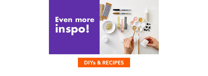 Get inspired with DIY ideas and recipes. show me
