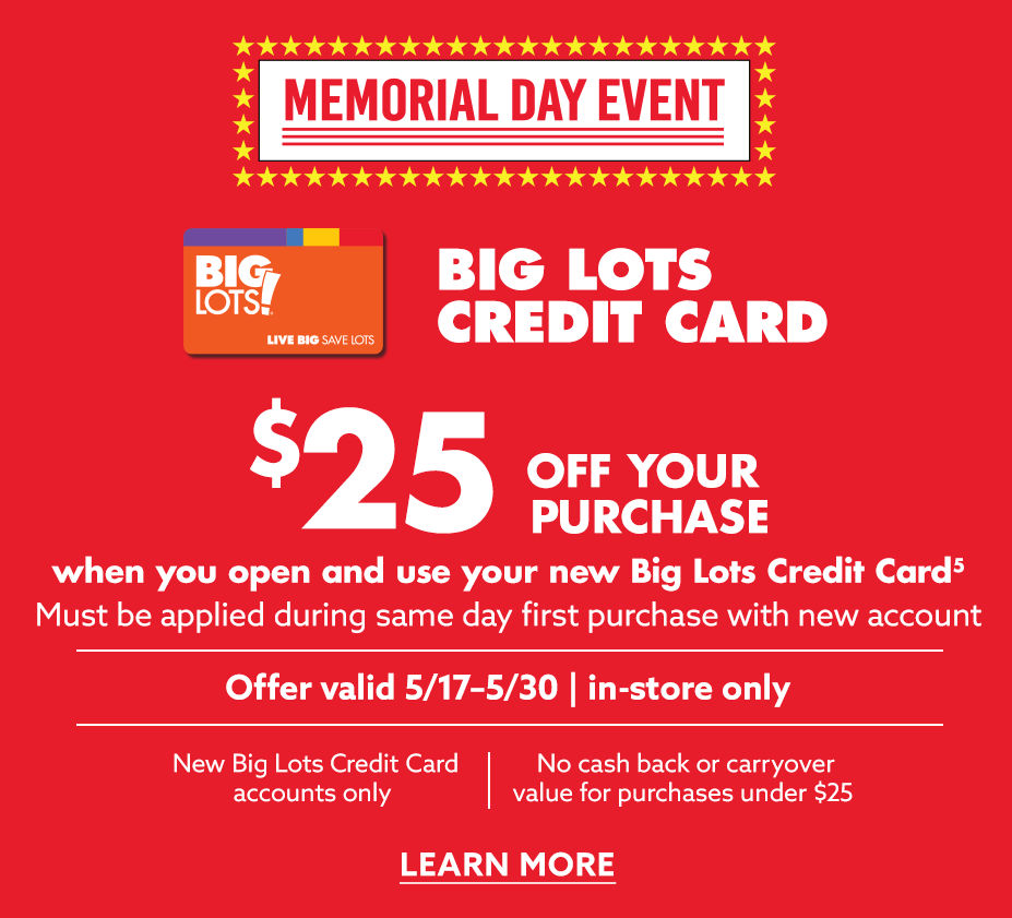 Big Lots Credit Card