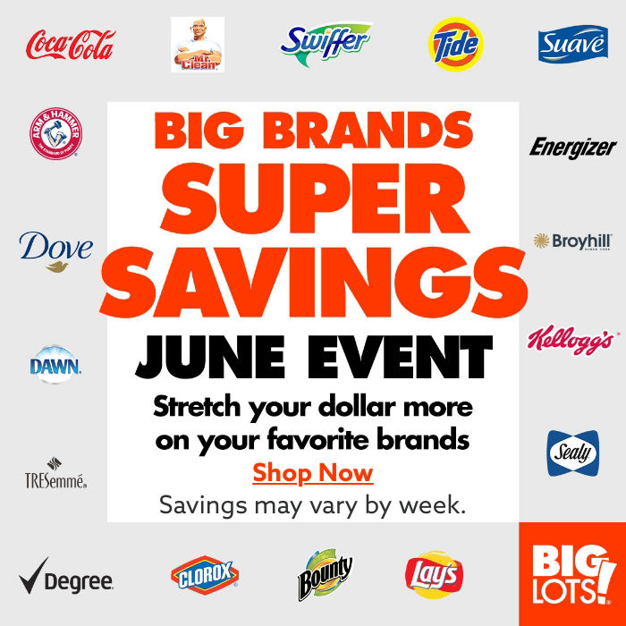 June Event -- Big Brands Super Savings