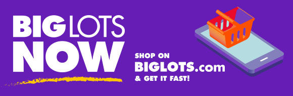 Anything you need, as fast as you need it! Big Lots NOW convenient shopping options.