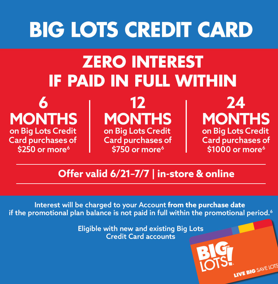 Big Lots Credit Card