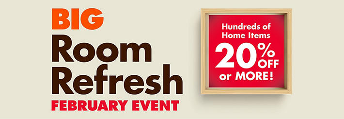 Hundreds of Home Items 20% Off or MORE!