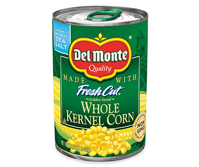 Del Monte Fresh Cut Golden Sweet Whole Kernel Corn 15.25 oz. Pull-Top Can