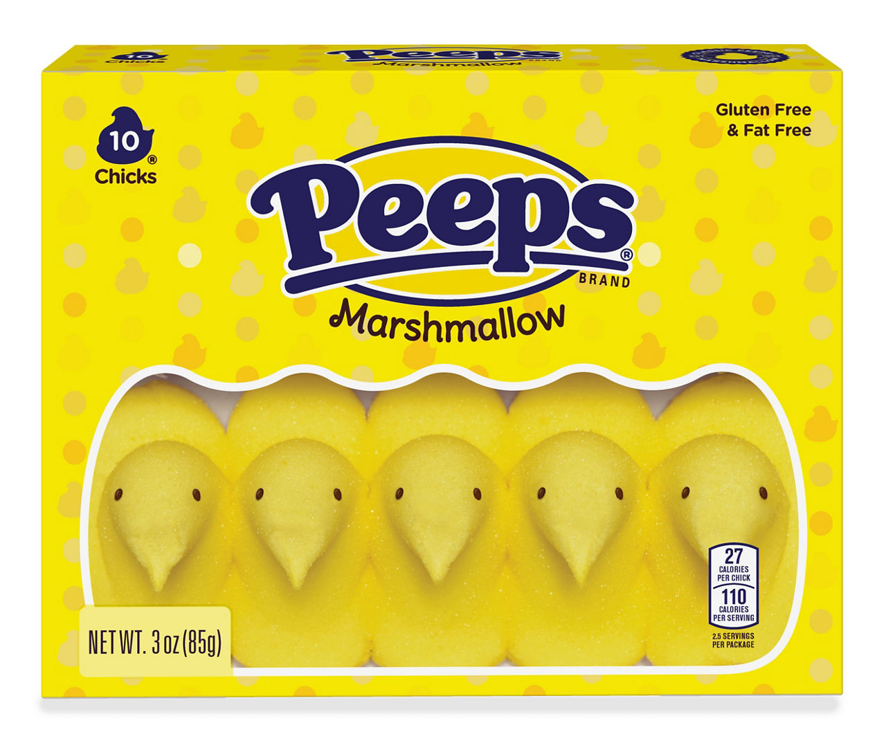 Peeps Yellow Marshmallow Chicks, 10-Count | Big Lots