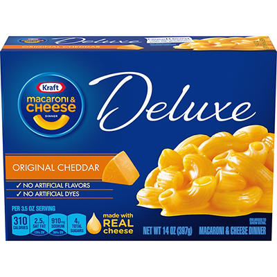 Kraft Deluxe Original Cheddar Macaroni & Cheese Sauce 14 oz