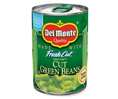 Del Monte Fresh Cut Blue Lake Cut Green Beans 14.5 oz. Pull-Top Can