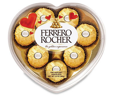 FERRERO ROCHER 8 PIECE PLASTIC HEART