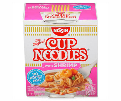 Nissin� Cup Noodles� with Shrimp Ramen Noodle Soup 2.25 oz.