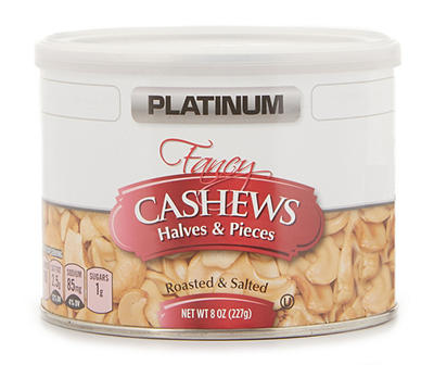 Cashews Halves and Pieces, Roasted and Salted, 8 Oz.