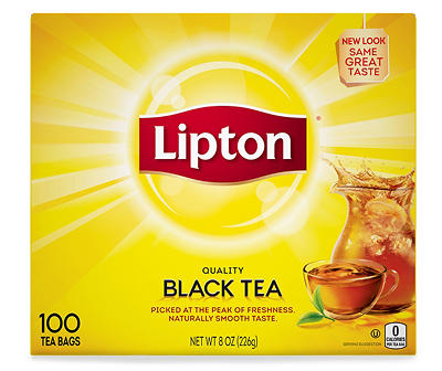 Lipton 100% Natural Tea Black Tea Bags 100 ct