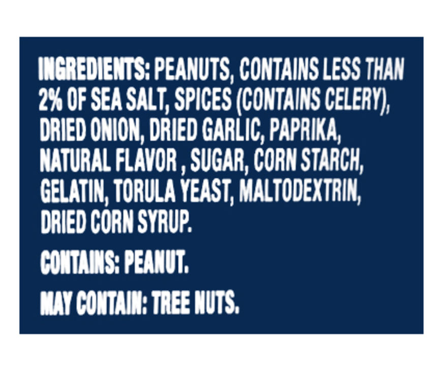 Planters Dry Roasted Salted Peanuts 16 oz