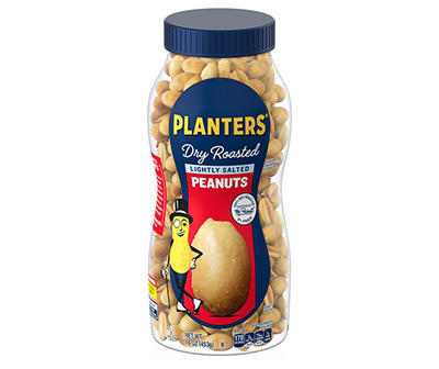 Dry Roasted Lightly Salted Peanuts, 16 Oz.