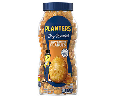 Planters Honey Roasted Peanuts, 16 oz Jar