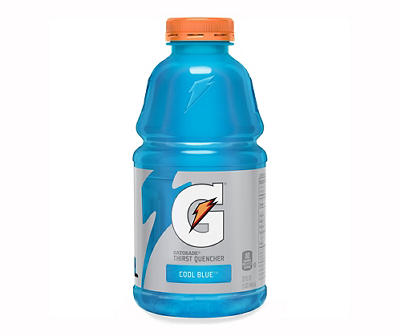 Gatorade Thirst Quencher Cool Blue 32 Fluid Ounce Bottle