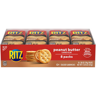 Nabisco Ritz Peanut Butter Cracker Sandwiches 8-1.38 Packs