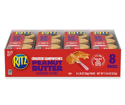 Nabisco Ritz Peanut Butter Cracker Sandwich 8-1.38 Packs