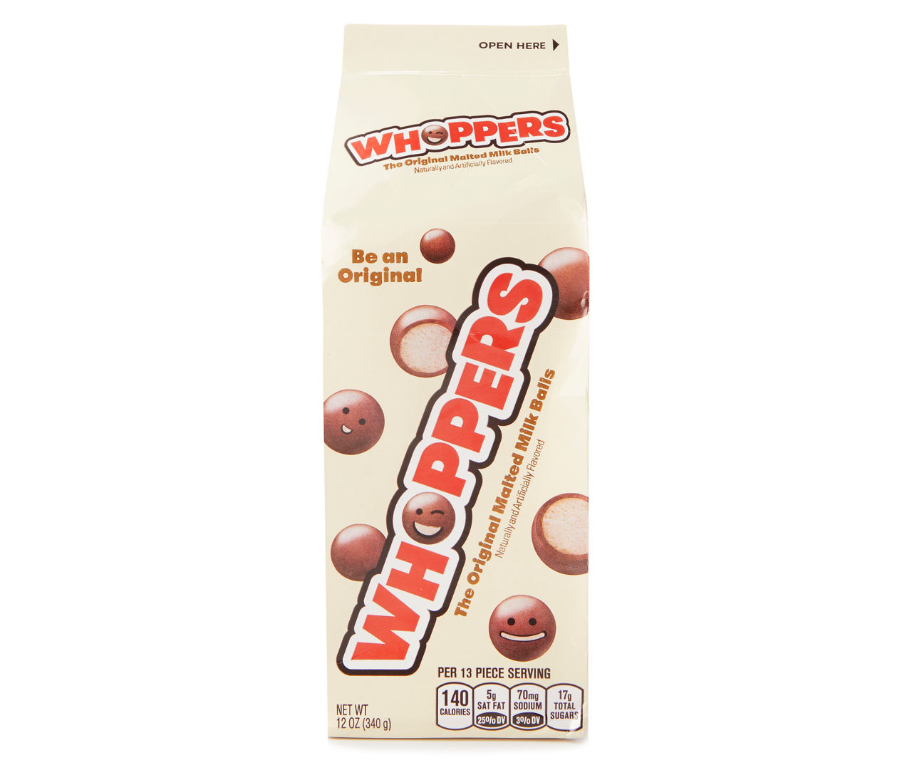 WHOPPERS Malted Milk Balls, (12-Ounce Carton, Pack of 6) : :  Grocery & Gourmet Food