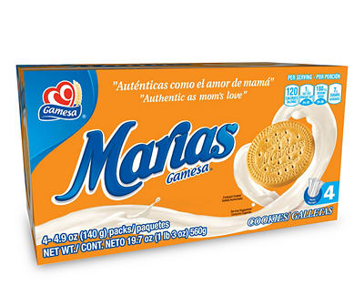 Gamesa Marias Cookies 4.9 Oz 4 Count