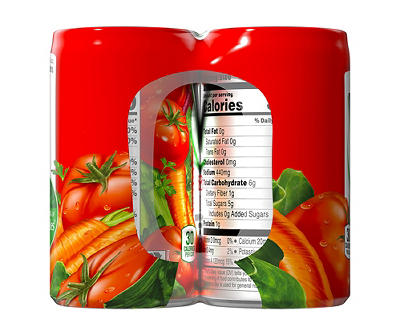 V8 Spicy Hot 100% Vegetable Juice, 5.5 oz. Can (Pack of 6)