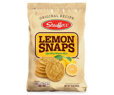 Lemon Snaps Cookies, 14 Oz.