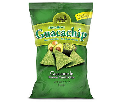 Original Guacachip Flavored Tortilla Chips, 12 Oz.