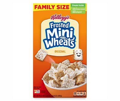 Kellogg's Mini-Wheats Cereal Bite Size Frosted 24oz