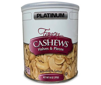 Roasted & Salted Fancy Cashew Halves & Pieces, 14 Oz.