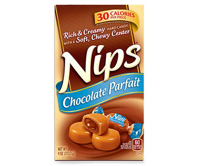 NIPS Chocolate Parfait Hard Candy 4 oz. Box