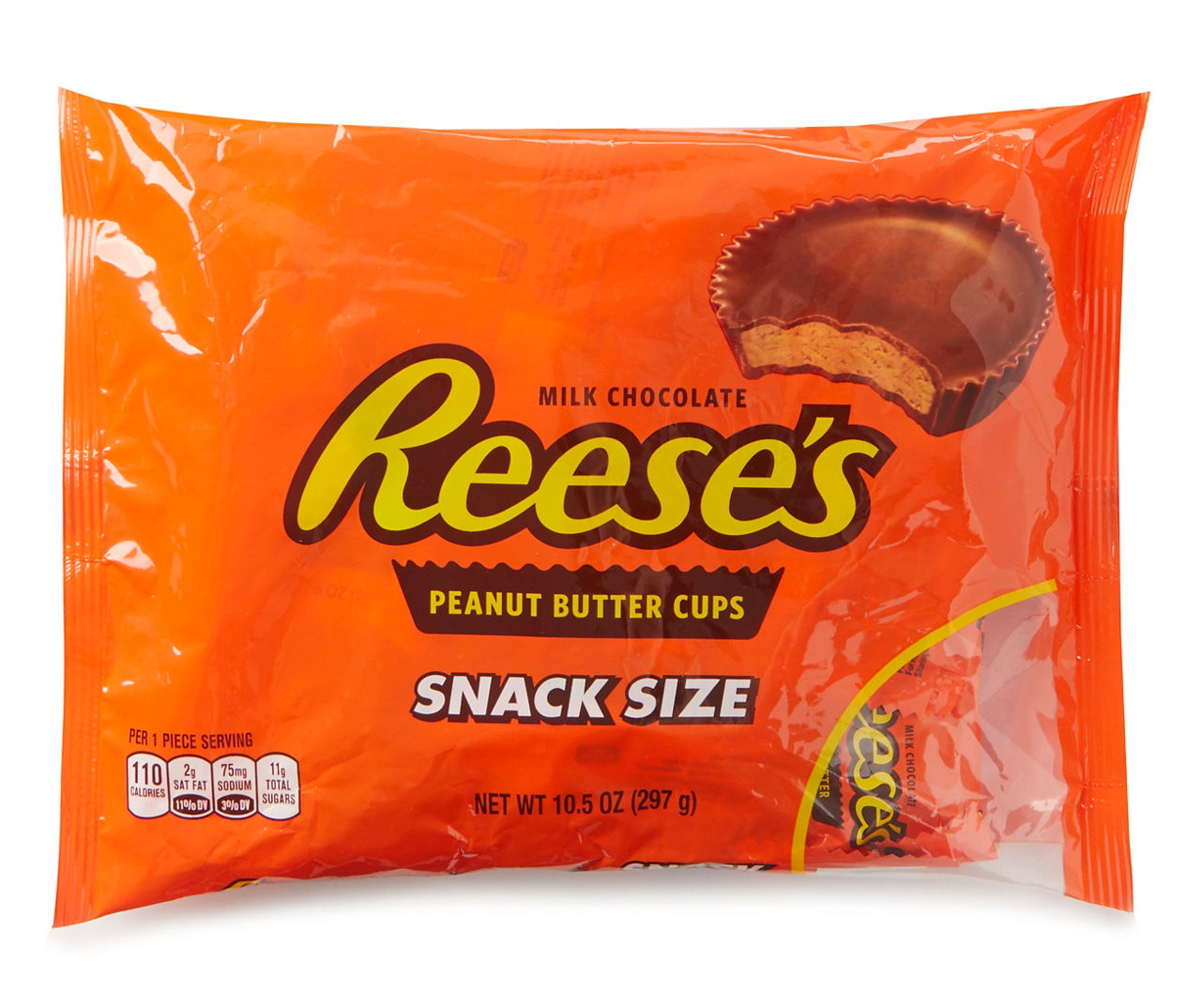 Reese's Snack Size Peanut Butter Cups, 10.5 Oz.