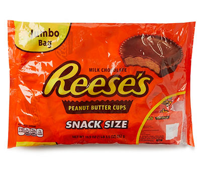 Snack Size Peanut Butter Cups, 19.5 Oz.