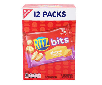 Bits Cheese Mini Cracker Sandwiches, 12-Pack