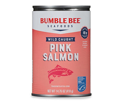 Wild Caught Pink Salmon, 14.75 Oz.