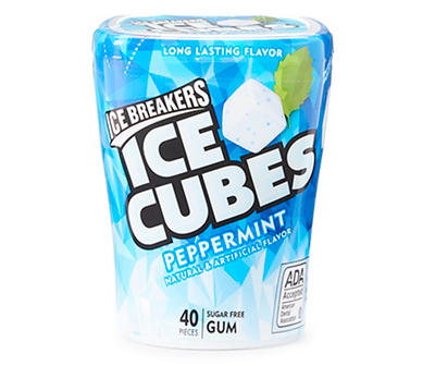 Peppermint Ice Cubes Gum, 40-Piece