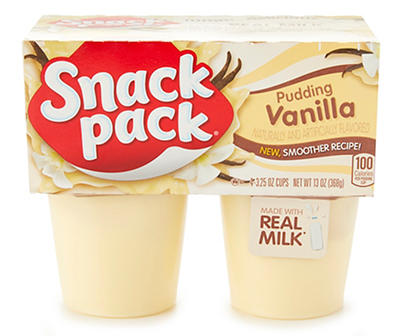 Vanilla Pudding, 4-Pack