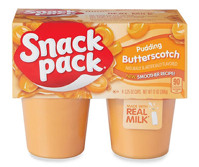 Butterscotch Pudding, 4-Pack