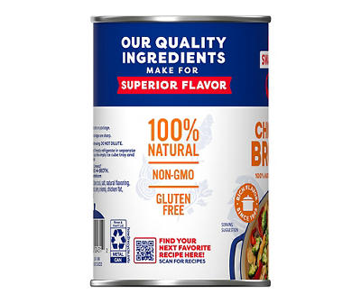 Swanson 100% Natural Chicken Broth, 14.5 Oz Can