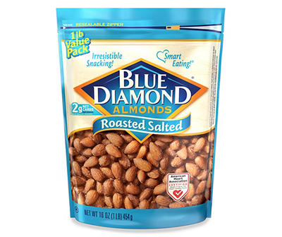 Roasted Salted Almonds, 16 Oz.