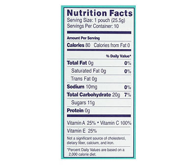 Welch's® Island Fruits Fruit Snacks 10-0.9 oz. Pouches