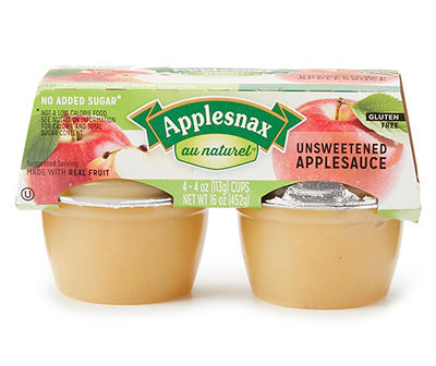 Unsweetened Applesauce, 4-Pack
