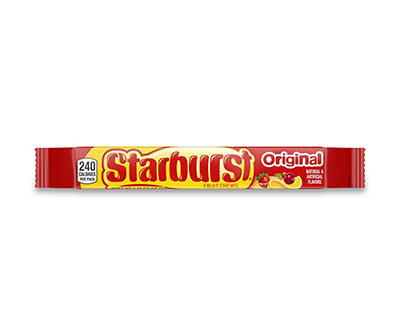 STARBURST Original Fruit Chews Chewy Candy, Full Size, 2.07 oz