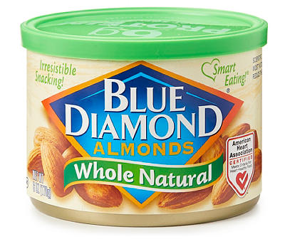 Whole Natural Almonds, 6 Oz.
