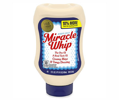 Kraft Miracle Whip Dressing 22 fl. oz. Bottle