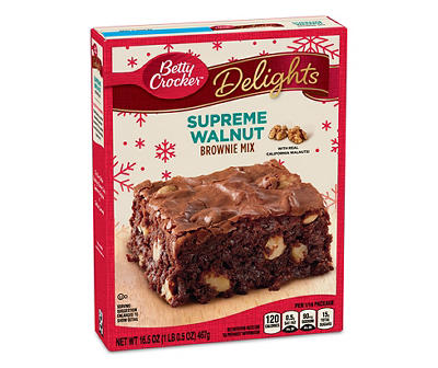 Delights Supreme Walnut Brownie Mix, 16.5 Oz.