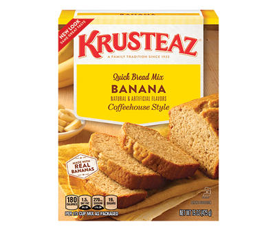 Krusteaz Banana Quick Bread Mix 15 oz. Box