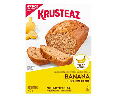 Krusteaz Banana Quick Bread Mix, 15 Oz
