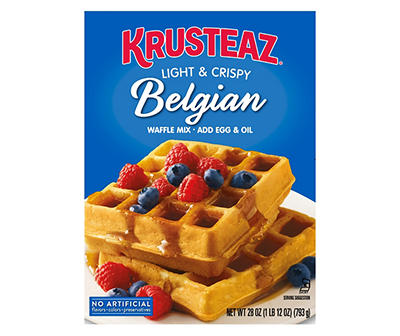Krusteaz Belgian Waffle Mix, 28 Oz