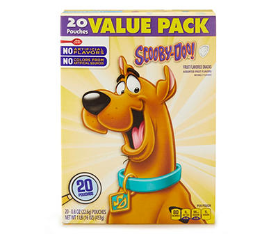 Scooby-Doo Fruit Snacks, 20-Pack
