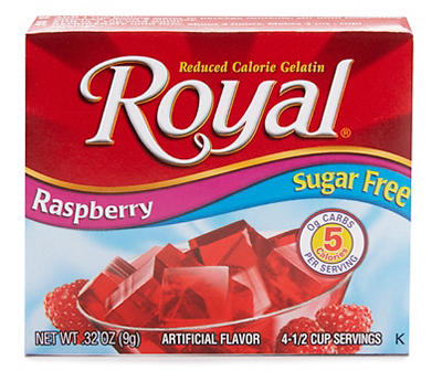 Sugar Free Raspberry Gelatin, 0.32 Oz.