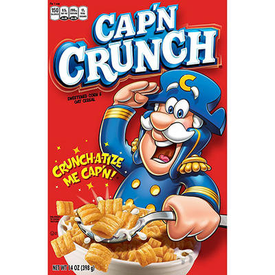Cap'n Crunch Sweetened Corn & Oat Cereal 14 Oz